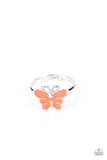 Starlet Shimmer Butterfly With Glittery Rhinestone Rings