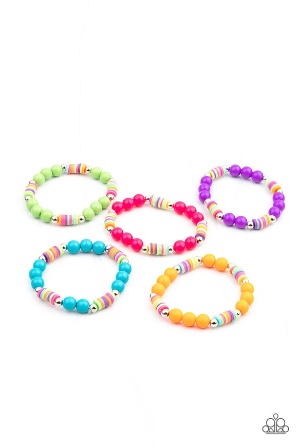 Starlet Shimmer Rubbery Multicolored Accents Bracelets