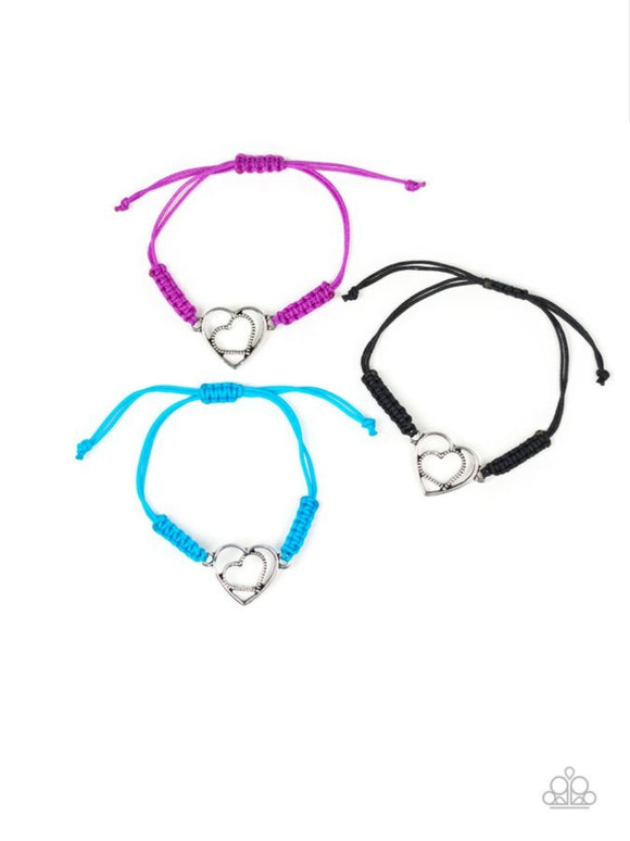 Starlet Shimmer Double Heart Bracelets