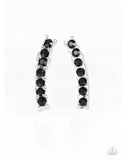 Starlet Shimmer Seven Row Rhinestone Post Earrings