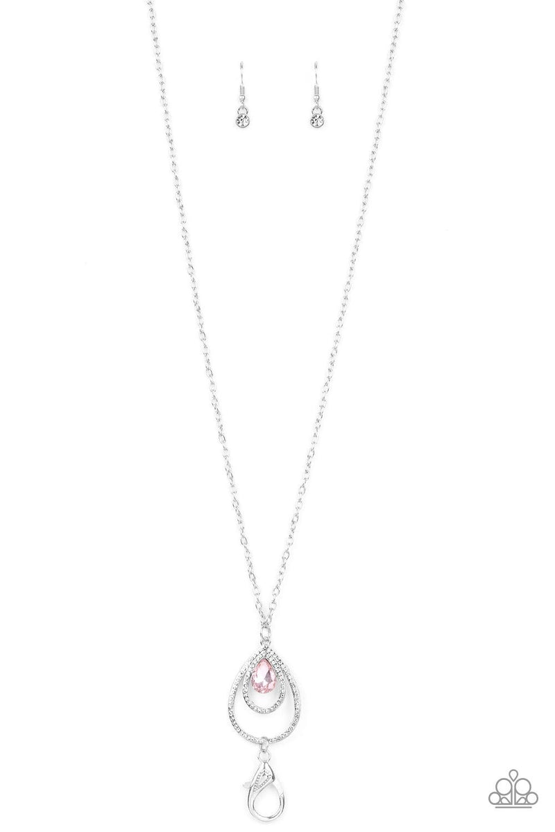 Teardrop Drama Lanyard - Pink – Bling By Christina