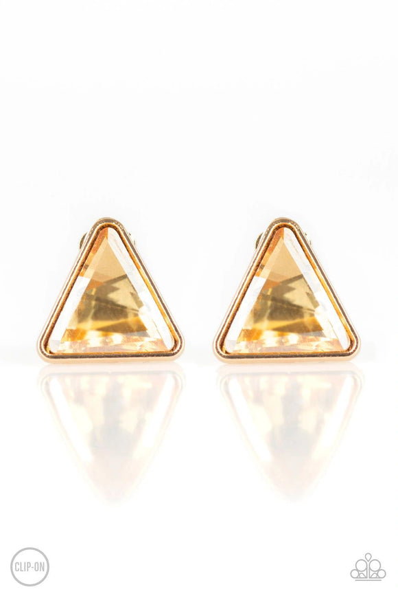 Timeless In Triangles - Gold