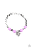 Starlet Shimmer Angel Wing-Like Heart Charms Bracelets