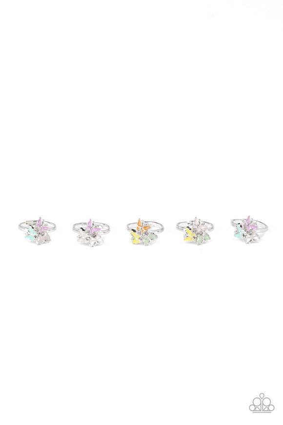 Starlet Shimmer Clustered Butterflies Rings