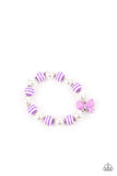 Starlet Shimmer Colorful Acrylic Bows And Classic White Pearls Bracelets