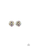 Starlet Shimmer Colorful Iridescent Rose Earrings