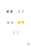 Starlet Shimmer Colorful Iridescent Rose Earrings