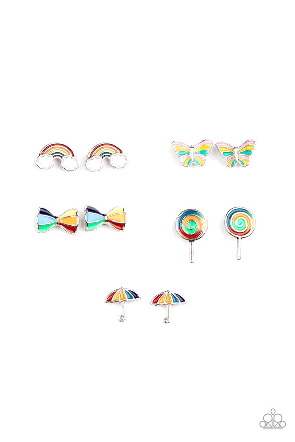 Starlet Shimmer Colorful Rainbow Earrings