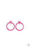 Starlet Shimmer Dainty Hoops With Dainty Stars Earrings