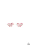 Starlet Shimmer Dotted With Dainty Pink Rhinestones Earrings