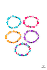 Starlet Shimmer Glassy And Polished Beaded Bracelets