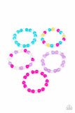 Starlet Shimmer Glassy Crystal-Like Beaded Bracelets