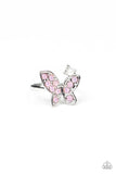 Starlet Shimmer Glittery Butterfly Pearl Rings