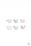 Starlet Shimmer Glittery Butterfly Pearl Rings