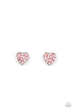 Starlet Shimmer Glittery Pink Rhinestones Earrings