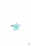 Starlet Shimmer Glittery Rhinestone Floral Rings
