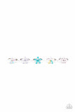 Starlet Shimmer Glittery Rhinestone Floral Rings