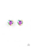 Starlet Shimmer Iridescent Oil Spill Rhinestones Earrings