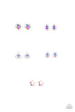 Starlet Shimmer Iridescent Oil Spill Rhinestones Earrings