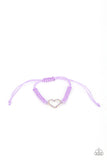 Starlet Shimmer Iridescent Rhinestone Encrusted Heart Frame Bracelets