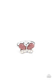 Starlet Shimmer Moonstone Butterfly Rings