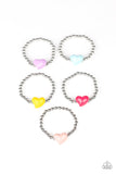 Starlet Shimmer Over-sized Hearts Bracelets