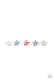 Starlet Shimmer Patriotic Star With White Rhinestones Rings