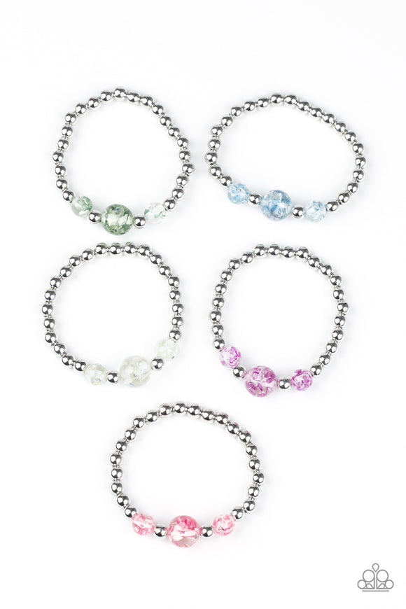 Starlet Shimmer Pretty Glassy Bead Bracelets
