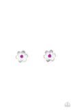 Starlet Shimmer Rhinestone Dotted Floral Post Earrings