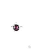 Starlet Shimmer Round Rhinestone Rings