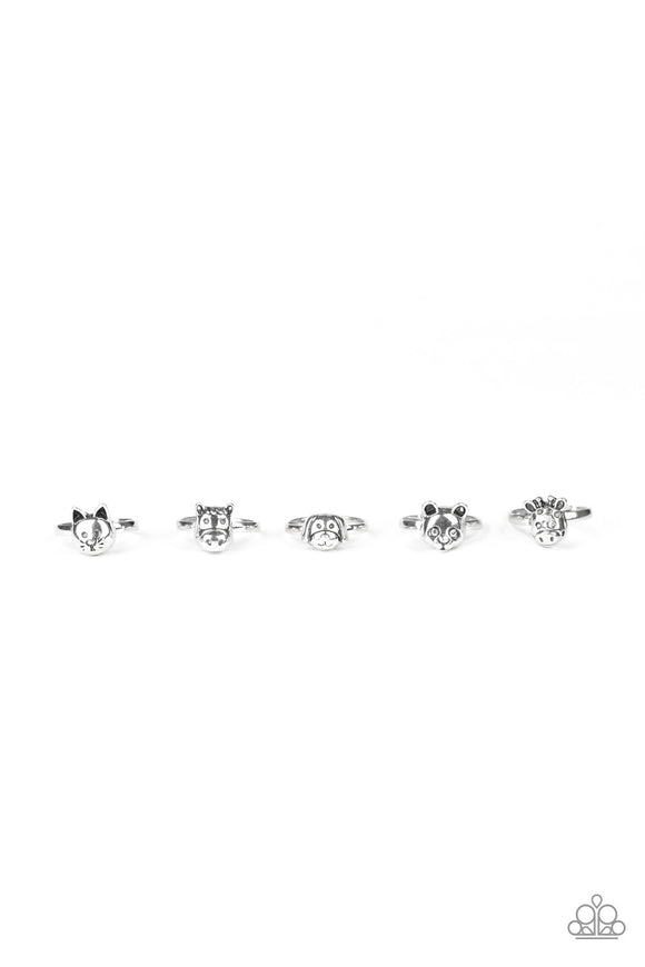 Starlet Shimmer Silver Animal Rings