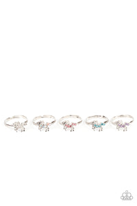 Starlet Shimmer Silver Unicorn Rings