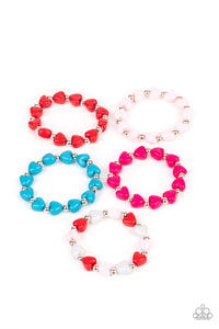 Starlet Shimmer Valentine's Day Heart  Bracelets