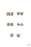 Starlet Shimmer Wild Cheetah-Like Print Earrings