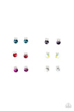 Starlet Shimmer Charming Heart And Rhinestone Earrings