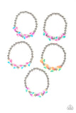 Starlet Shimmer Colorful Hearts Bracelets